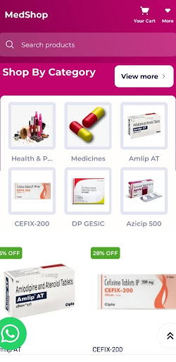 MedShop - online medicine app