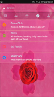 screenshot of Theme rose pink cute GO SMS