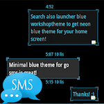 Ice Minimal Theme GO SMS Pro Apk