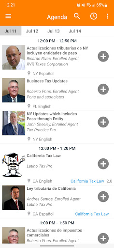 Android application Latino Tax Fest screenshort