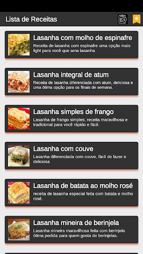 Receitas de Lasanhas Screen 2