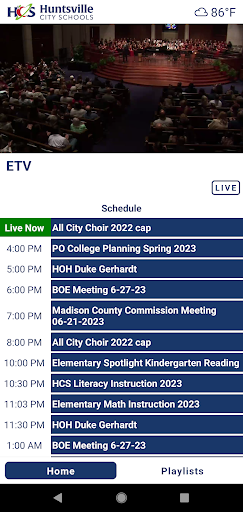 ETV Live+ Screen 2