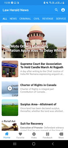 Law Herald News Screen 2