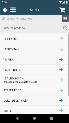 Favurì Screen 3