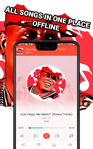 Android application Bulin 47 Musica+Lyrics screenshort