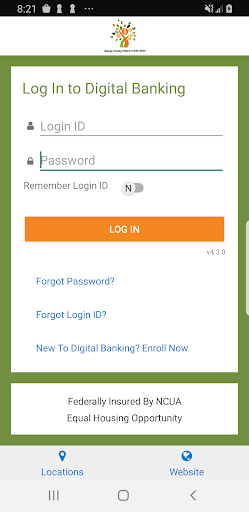 Android application RCFCU Mobile Banking screenshort