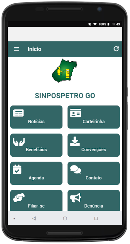 SINPOSPETRO GO Screen 1