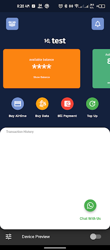 Android application Techs Data screenshort