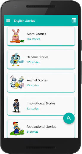 Android application 1000+ English Stories screenshort