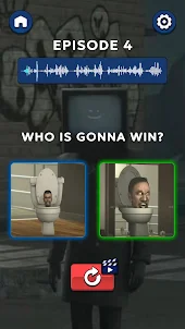 Skibidi War: Guess Toilets Win