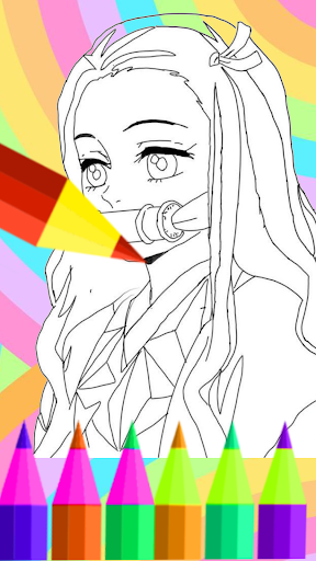 Nezuko Kamado Coloring Book