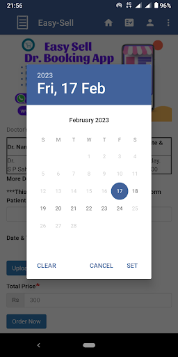 Simple Dr. Booking Apps Screen 2