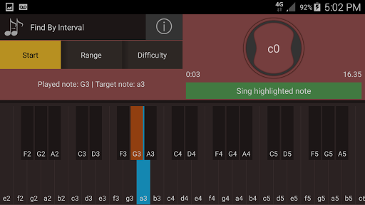 Screenshot of Vocal Trainer - Learn to sing