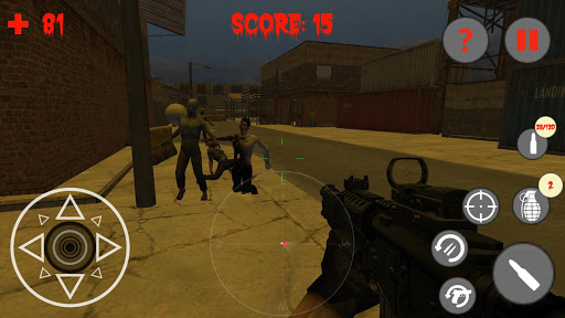 City Destroyed Zombies Shooting Game  screenshots 1