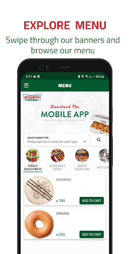 Screenshot of Krispy Kreme Nigeria