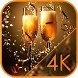 Champagne New Year Live WP icon
