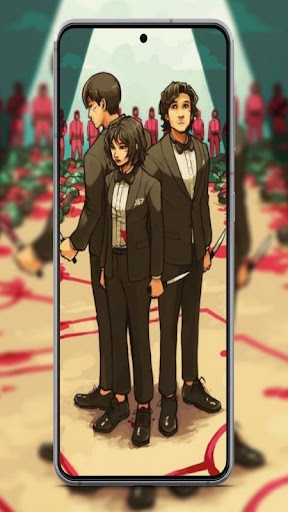 squid wallpaper game  4K