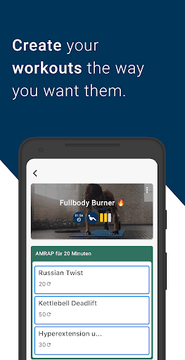 Android application PRIME TRAINING screenshort
