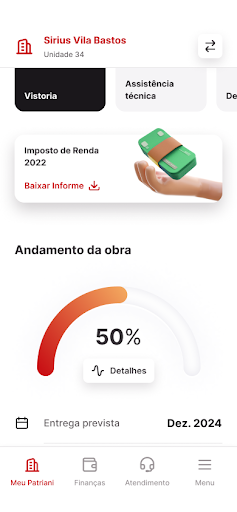 Android application Meu Patriani screenshort