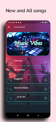 Android application Lartiste screenshort