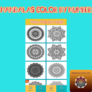 Mandala Pixel Color By Number