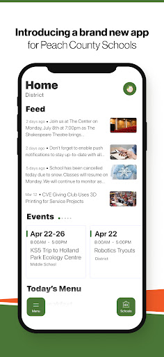 Android application Peach County Schools screenshort
