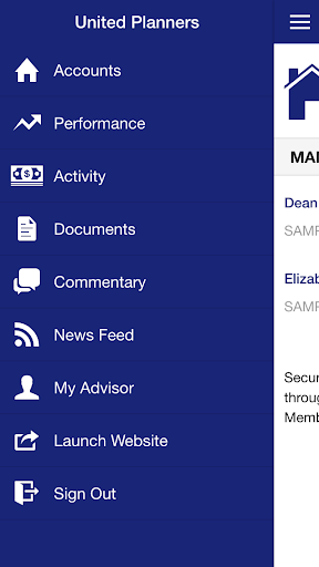 Android application linkUP screenshort