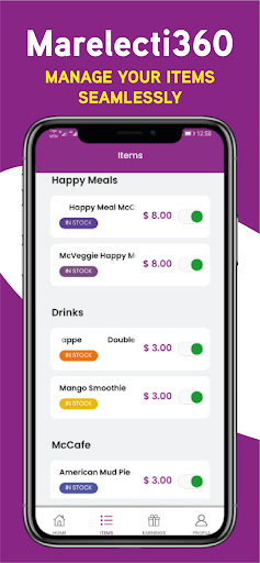 Android application Marelecti360 Merchant screenshort