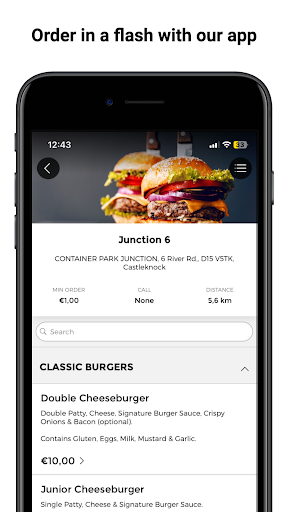 Android application Burgers Only screenshort