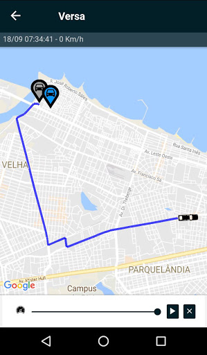 Android application Auto Car Tracker - Rastreament screenshort