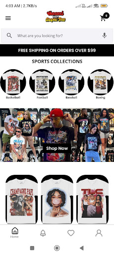 Android application Obsessed With Graphic Tees screenshort
