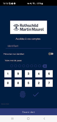 Android application Espace EDI screenshort