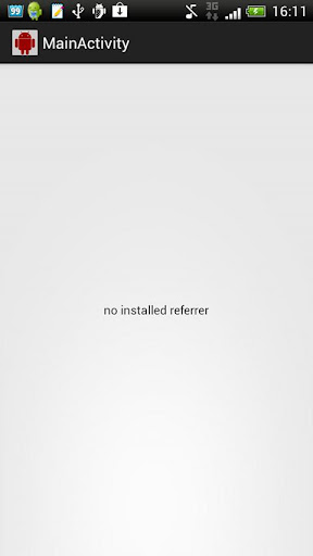 Android application InstallReferrerChecker screenshort