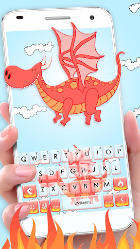 Android application Cuteness Red Dragon Theme screenshort