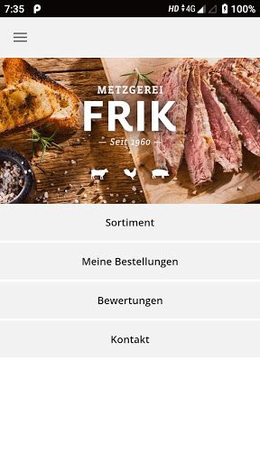Metzgerei Frik Screen 2