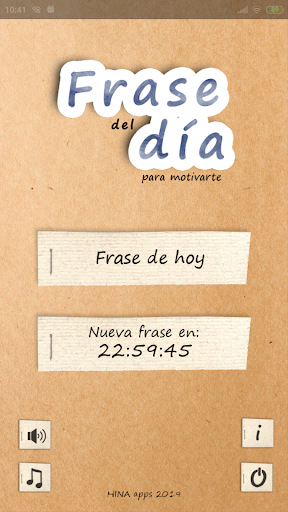 Android application Frase del día para motivarte screenshort