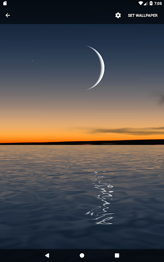 Moon Over Water Live Wallpaper - Personalization - apps