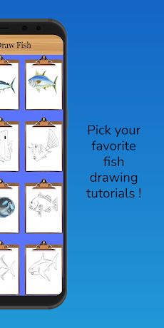 簡単に魚を描く方法のおすすめ画像2