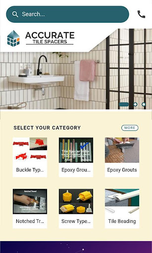 Android application Tile Spacer screenshort