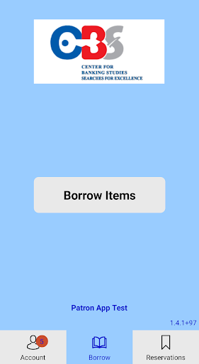Android application Center for Banking Studies Lib screenshort