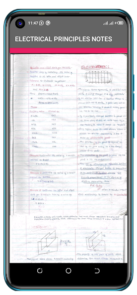 Electrical Principles Notes Screenshots 5