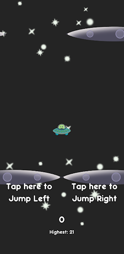 Android application UFO Jump: Escape the Earth screenshort