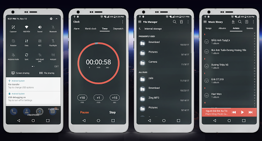 [ UX6] Theme Android Dark LG G Screenshot 3 - AppWisp.com
