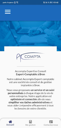 Android application Accompta - Expert-Comptable screenshort
