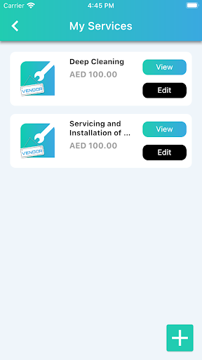 SmartFix Vendors Screen 3