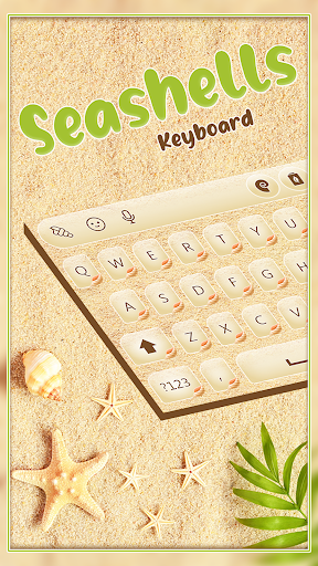 Sea Shells Keyboard Screen 2