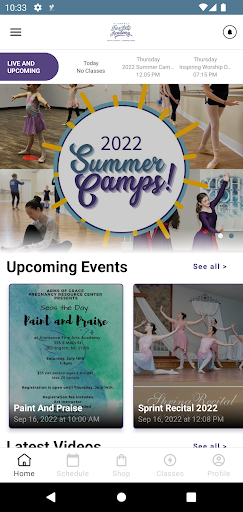 Android application Alamance Fine Arts Academy screenshort