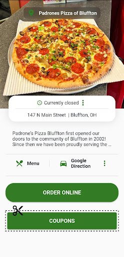 Padrone’s Pizza Bluffton Screen 2
