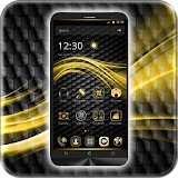 Black Tech Dark Gold Theme icon