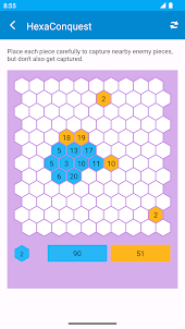 蜂巢博弈-六邊形戰場上的數字征服